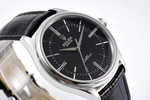 Rolex Cellini KZF SS Black Dial Roman Markers Swiss 3132