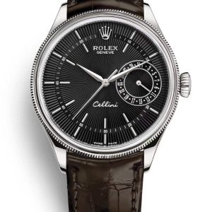 Rolex Cellini Date 50519 GMF SS Black Dial Swiss 3165