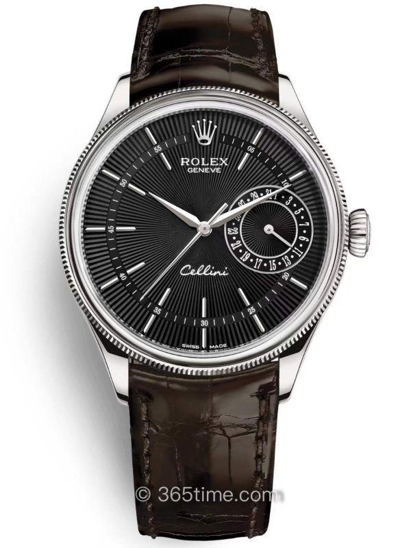 Rolex Cellini Date 50519 GMF SS Black Dial Swiss 3165