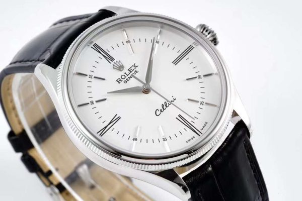 Rolex Cellini KZF SS White Dial Roman Markers Swiss 3132