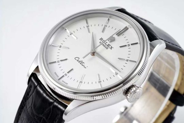 Rolex Cellini KZF SS White Dial Swiss 3132