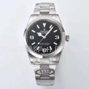 Rolex Explorer I 36mm 124270 Baselworld Clean Factory SS 904L Black Dial Swiss 3230