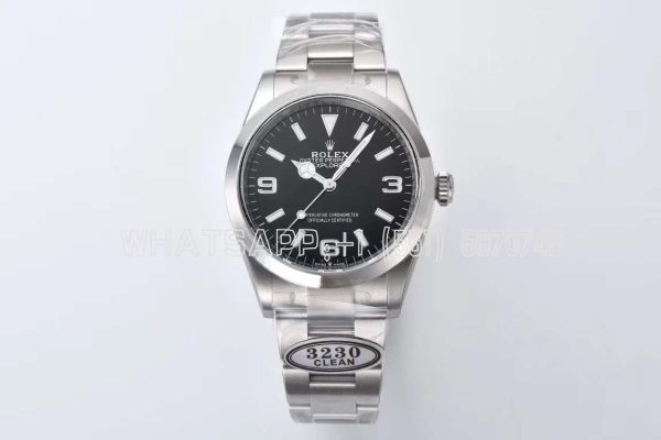 Rolex Explorer I 36mm 124270 Baselworld Clean Factory SS 904L Black Dial Swiss 3230