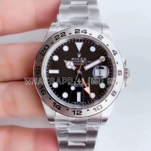 Rolex Explorer II 216570 Noob Factory SS Black Dial Swiss 3187