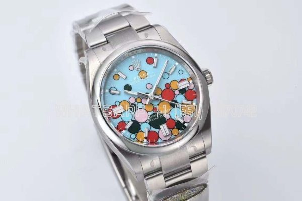 Rolex Oyster Perpetual 126000-0009 36mm Turquoise Celebration Dial Swiss 2824 Clean Factory