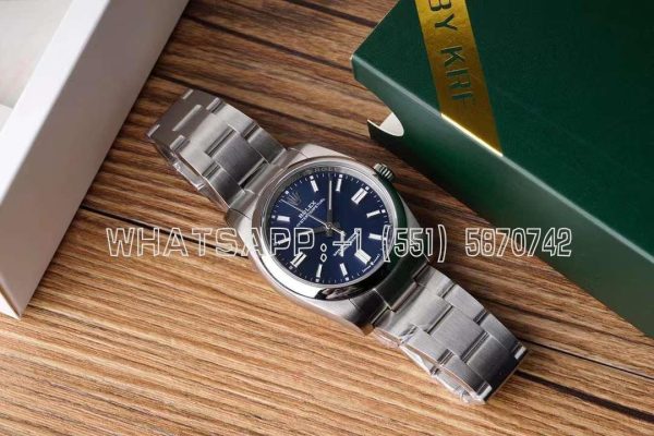 Rolex Oyster Perpetual 36 126000 KRF SS 904L Blue Dial Swiss 2824