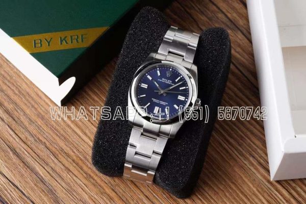 Rolex Oyster Perpetual 36 126000 KRF SS 904L Blue Dial Swiss 2824