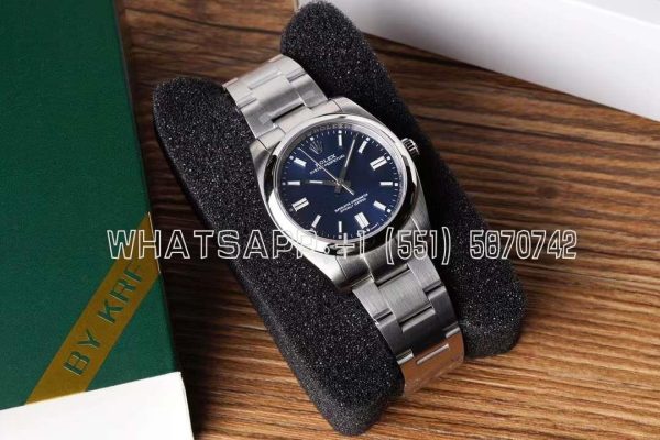 Rolex Oyster Perpetual 36 126000 KRF SS 904L Blue Dial Swiss 2824