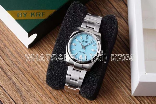 Rolex Oyster Perpetual 36 126000 KRF SS 904L Tiffany Blue Dial Swiss 2824