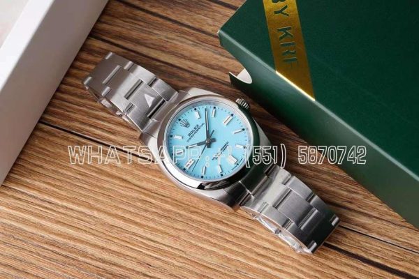 Rolex Oyster Perpetual 36 126000 KRF SS 904L Tiffany Blue Dial Swiss 2824