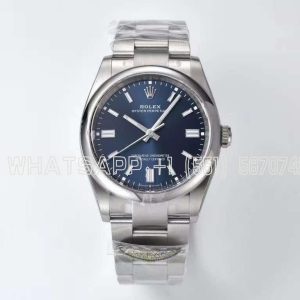 Rolex Oyster Perpetual 36mm SS 904L Blue Dial 126000 Clean Factory