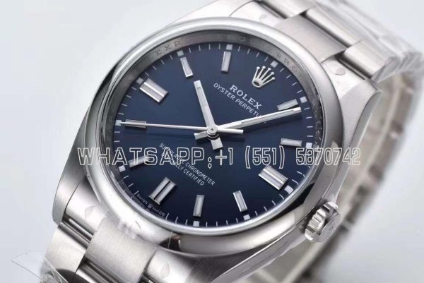 Rolex Oyster Perpetual 36mm SS 904L Blue Dial 126000 Clean Factory