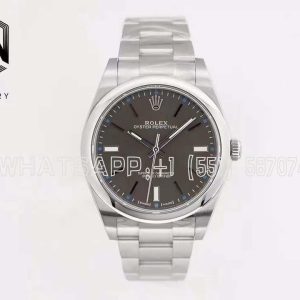 Rolex Oyster Perpetual 39mm 114300 EWF SS 904L Anthracite Dial Swiss 3132