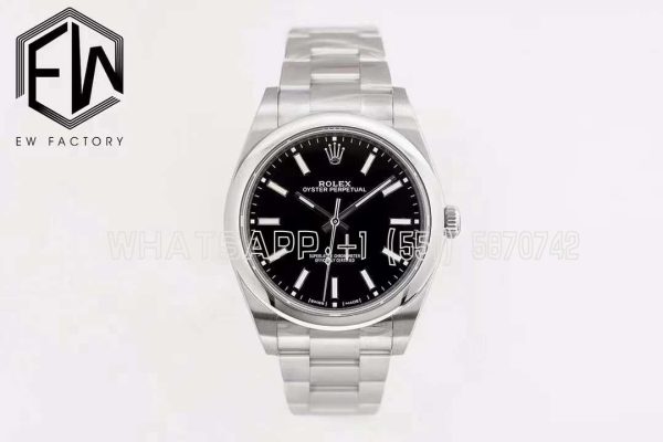 Rolex Oyster Perpetual 39mm 114300 EWF SS 904L Black Dial Swiss 3132