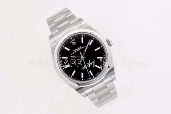 Rolex Oyster Perpetual 39mm 114300 EWF SS 904L Black Dial Swiss 3132