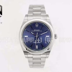 Rolex Oyster Perpetual 39mm 114300 EWF SS 904L Blue Dial Swiss 3132