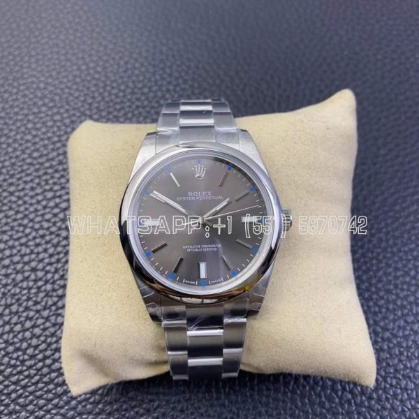 Rolex Oyster Perpetual 39mm 114300 GMF SS 904L Anthracite Dial Swiss 3132