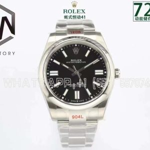 Rolex Oyster Perpetual 41mm 124300 EWF SS 904L Black Dial Swiss 3230