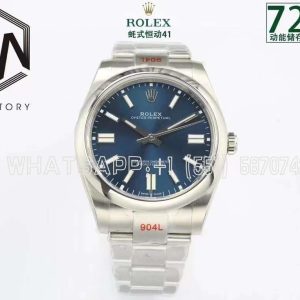 Rolex Oyster Perpetual 41mm 124300 EWF SS 904L Blue Dial Swiss 3230