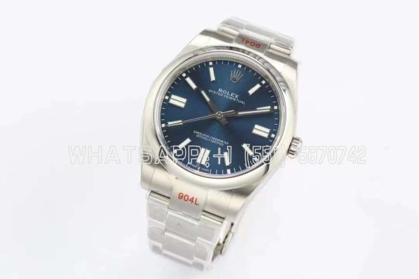 Rolex Oyster Perpetual 41mm 124300 EWF SS 904L Blue Dial Swiss 3230