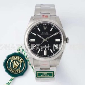 Rolex Oyster Perpetual 41MM 124300 SS 904L Black Dial Swiss 3230 KING Factory