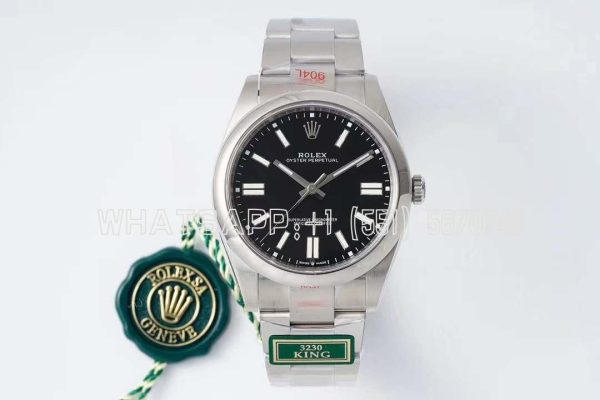 Rolex Oyster Perpetual 41MM 124300 SS 904L Black Dial Swiss 3230 KING Factory