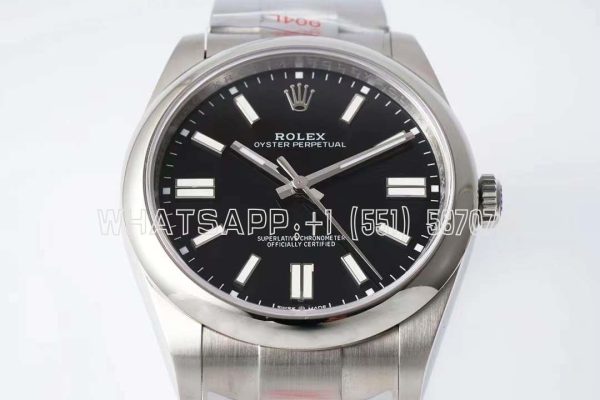 Rolex Oyster Perpetual 41MM 124300 SS 904L Black Dial Swiss 3230 KING Factory