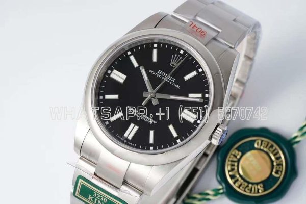 Rolex Oyster Perpetual 41MM 124300 SS 904L Black Dial Swiss 3230 KING Factory