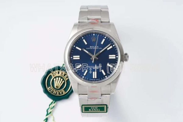 Rolex Oyster Perpetual 41MM 124300 SS 904L Blue Dial Swiss 3230 KING Factory