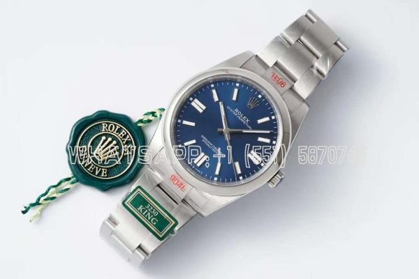 Rolex Oyster Perpetual 41MM 124300 SS 904L Blue Dial Swiss 3230 KING Factory