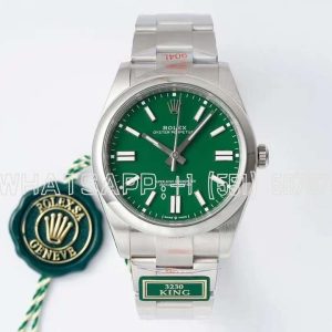 Rolex Oyster Perpetual 41MM 124300 SS 904L Green Dial Swiss 3230 KING Factory