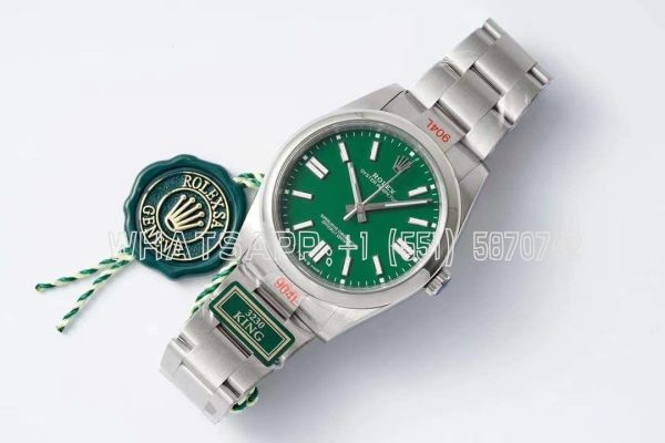 Rolex Oyster Perpetual 41MM 124300 SS 904L Green Dial Swiss 3230 KING Factory