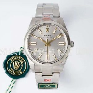 Rolex Oyster Perpetual 41MM 124300 SS 904L Silver Dial Swiss 3230 KING Factory