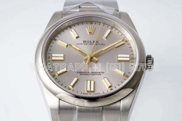 Rolex Oyster Perpetual 41MM 124300 SS 904L Silver Dial Swiss 3230 KING Factory