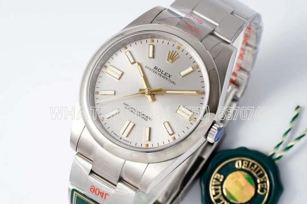 Rolex Oyster Perpetual 41MM 124300 SS 904L Silver Dial Swiss 3230 KING Factory