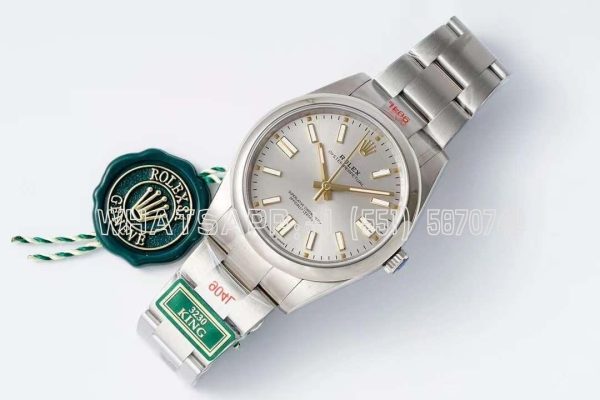 Rolex Oyster Perpetual 41MM 124300 SS 904L Silver Dial Swiss 3230 KING Factory