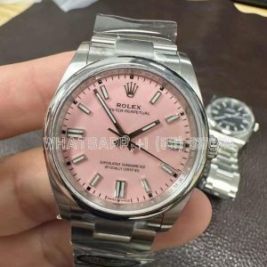 Rolex Oyster Perpetual 41mm Candy Pink Dial 124300 Clean Factory