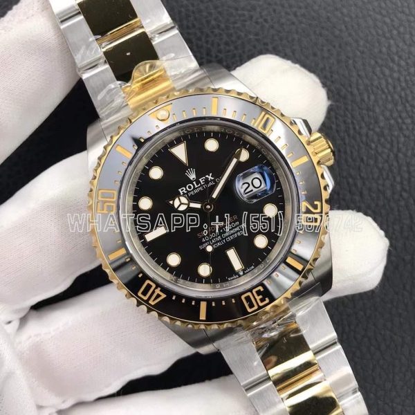 Rolex Sea-Dweller 126603 18K Yellow Gold & SS Black Dial Swiss 2836 AR Factory