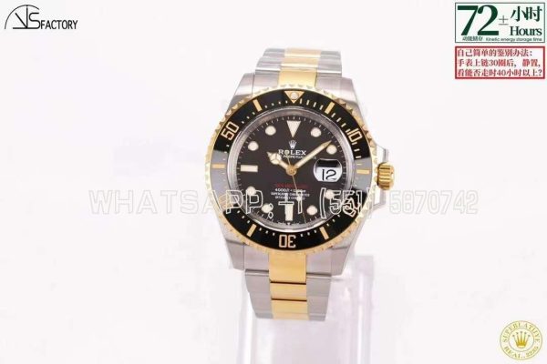 Rolex Sea-Dweller 126603 18K Yellow Gold & SS Black Dial Swiss 2836 VS Factory