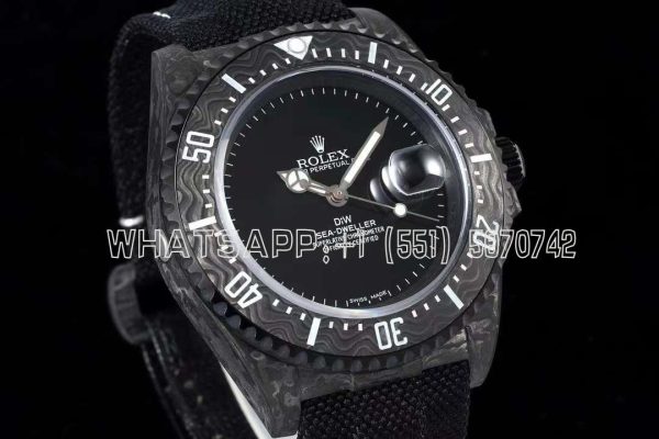 Rolex Sea-Dweller Diw Factory Forged Carbon Black Dial