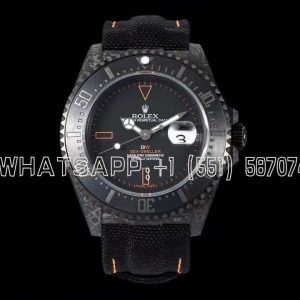 Rolex Sea-Dweller Diw Factory Forged Carbon Black Dial Darth Vader Style