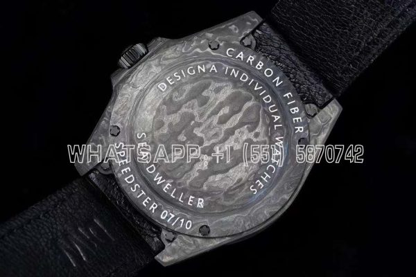 Rolex Sea-Dweller Diw Factory Forged Carbon Black Dial Darth Vader Style