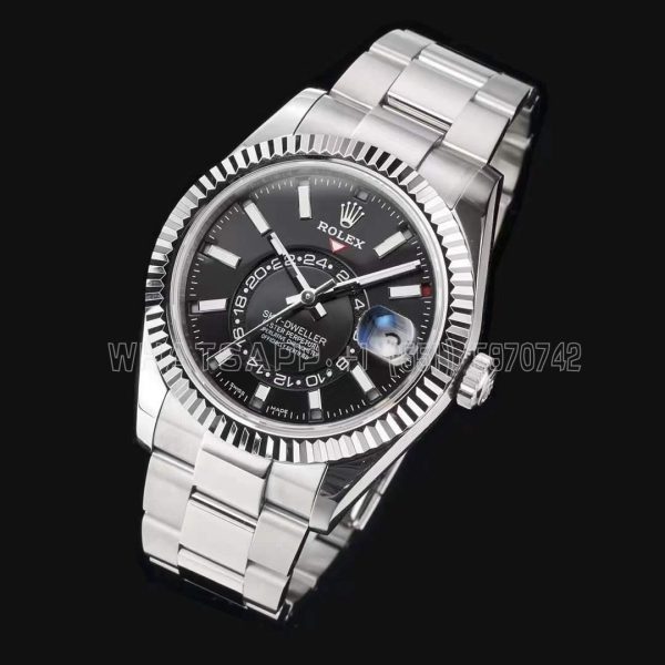 Rolex Sky-Dweller 326934 NOOB Factory SS 904L Black Dial Swiss 9001