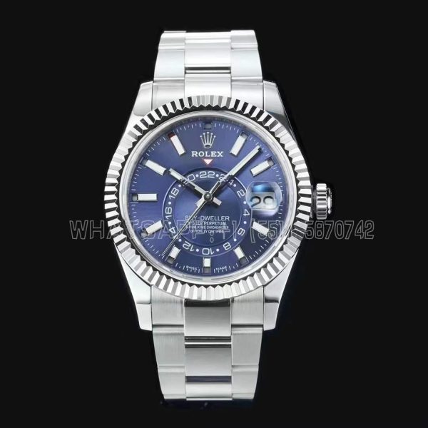 Rolex Sky-Dweller 326934 NOOB Factory SS 904L Blue Dial Swiss 9001