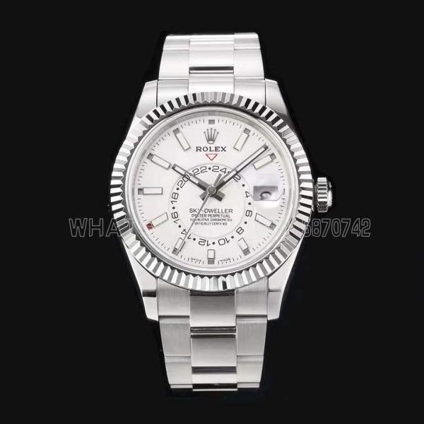 Rolex Sky-Dweller 326934 NOOB Factory SS 904L White Dial Swiss 9001