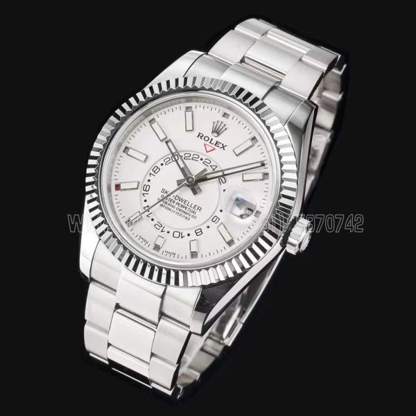 Rolex Sky-Dweller 326934 NOOB Factory SS 904L White Dial Swiss 9001