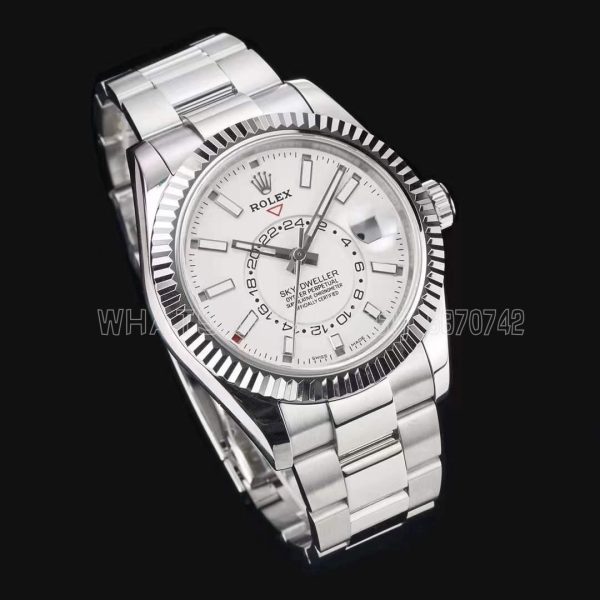 Rolex Sky-Dweller 326934 NOOB Factory SS 904L White Dial Swiss 9001