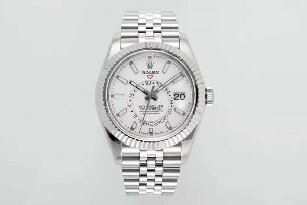 Rolex Sky-Dweller 326934 S S 904L White Dial Swiss 9001