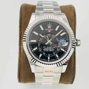 Rolex Sky-Dweller 326934 ZF SS 904L Black Dial Swiss 9001