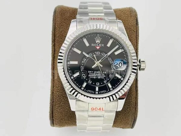 Rolex Sky-Dweller 326934 ZF SS 904L Black Dial Swiss 9001